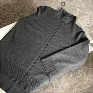 French Connection Dark Gray Turtleneck Sweater